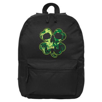 Shamrock Clover Skull Cool Irish St Patricks Day 16 in Basic Backpack