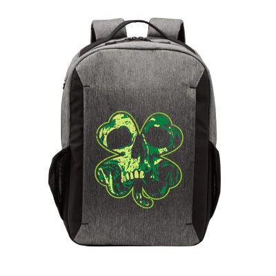 Shamrock Clover Skull Cool Irish St Patricks Day Vector Backpack
