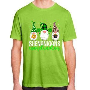 Shenanigans Coordinator St Patricks Day Gnomes Green Proud Adult ChromaSoft Performance T-Shirt