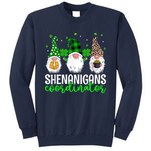 Shenanigans Coordinator St Patricks Day Gnomes Green Proud Sweatshirt