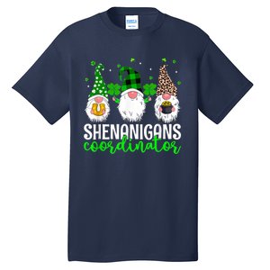 Shenanigans Coordinator St Patricks Day Gnomes Green Proud Tall T-Shirt