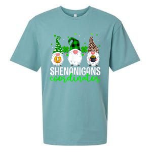 Shenanigans Coordinator St Patricks Day Gnomes Green Proud Sueded Cloud Jersey T-Shirt