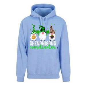 Shenanigans Coordinator St Patricks Day Gnomes Green Proud Unisex Surf Hoodie