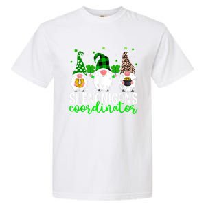 Shenanigans Coordinator St Patricks Day Gnomes Green Proud Garment-Dyed Heavyweight T-Shirt