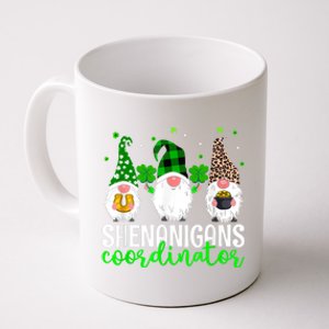 Shenanigans Coordinator St Patricks Day Gnomes Green Proud Coffee Mug