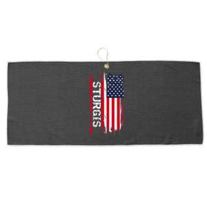 Sturgis City Large Microfiber Waffle Golf Towel