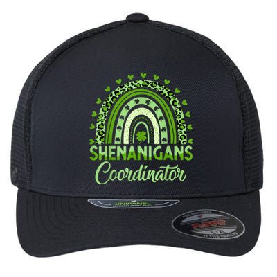 Shenanigans Coordinator St Patricks Day Rainbow Green Proud Flexfit Unipanel Trucker Cap