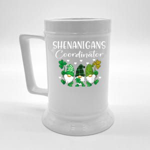 Shenanigans Coordinator St Patricks Day Gnomes Green Proud Beer Stein