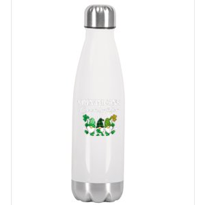 Shenanigans Coordinator St Patricks Day Gnomes Green Proud Stainless Steel Insulated Water Bottle