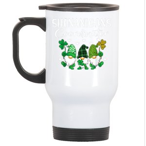 Shenanigans Coordinator St Patricks Day Gnomes Green Proud Stainless Steel Travel Mug