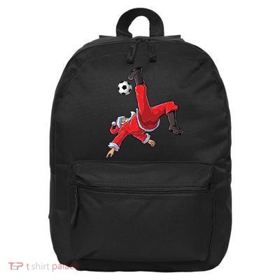 Soccer Christmas Santa Bicycle Kick Xmas Boy Ball Sport 16 in Basic Backpack