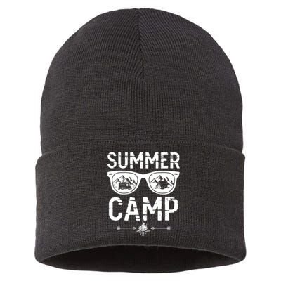 Summer Camp Sunglasses RV Camping Camper Gift Sustainable Knit Beanie