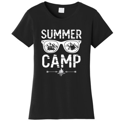 Summer Camp Sunglasses RV Camping Camper Gift Women's T-Shirt