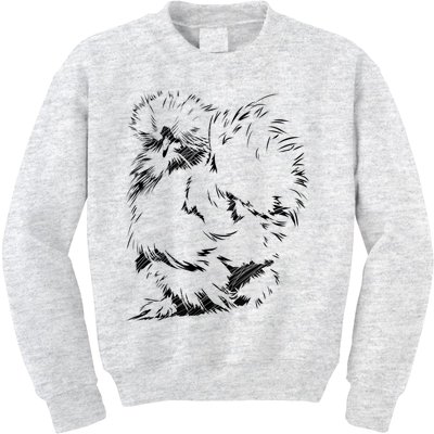 Silkie Chicken Kids Sweatshirt