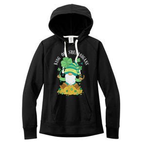 Shenanigans Coordinator St Patrick's Day Gnomes Green Women's Fleece Hoodie