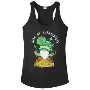 Shenanigans Coordinator St Patrick's Day Gnomes Green Ladies PosiCharge Competitor Racerback Tank