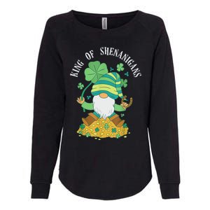 Shenanigans Coordinator St Patrick's Day Gnomes Green Womens California Wash Sweatshirt