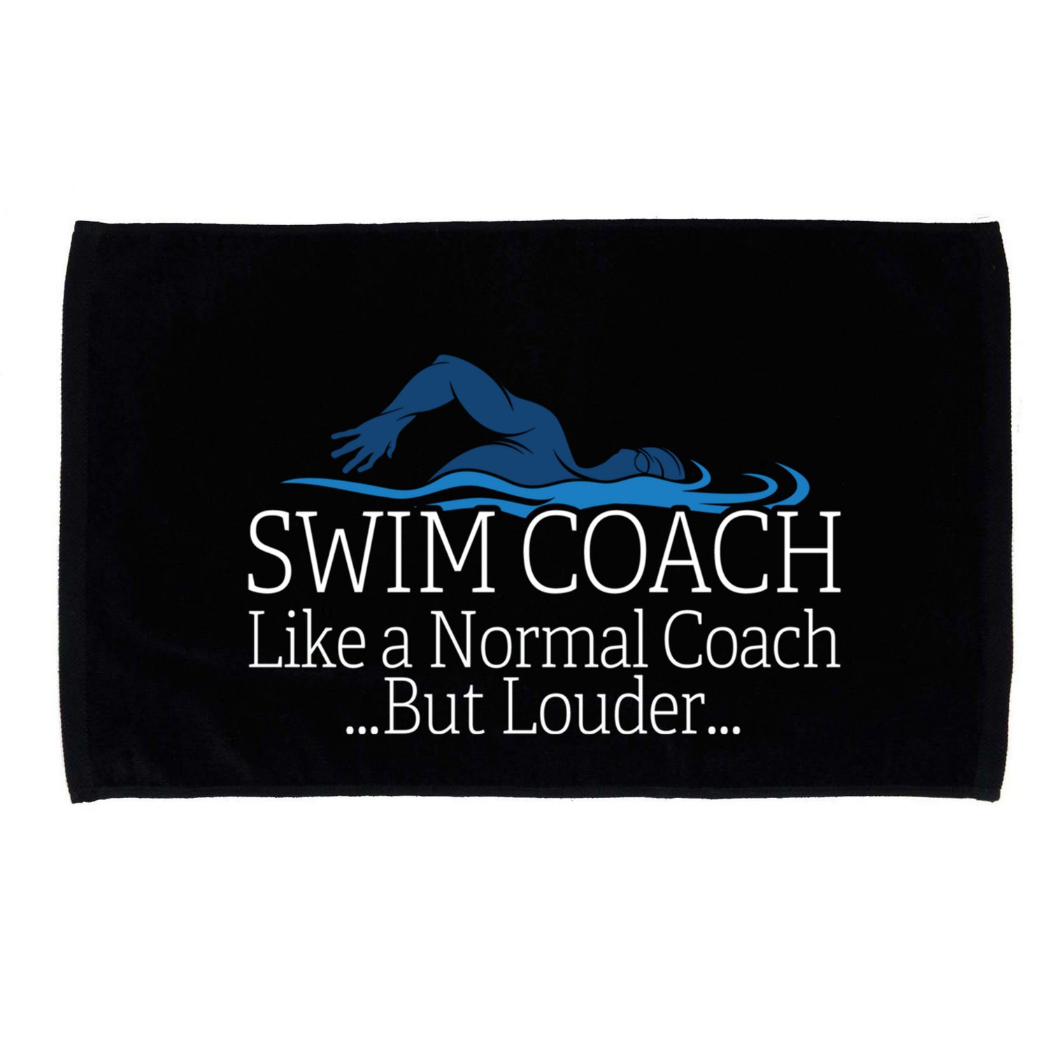 Swim Coach Swimming Teacher Gifcute Gift Cute Gift Microfiber Hand Towel