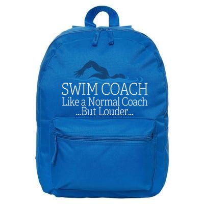 Swim Coach Swimming Teacher Gifcute Gift Cute Gift 16 in Basic Backpack