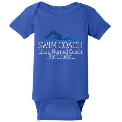 Swim Coach Swimming Teacher Gifcute Gift Cute Gift Baby Bodysuit