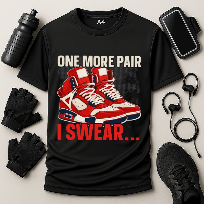 Shoe Collector Sneakerhead Shoe Lover I Love Sneakers Cooling Performance Crew T-Shirt