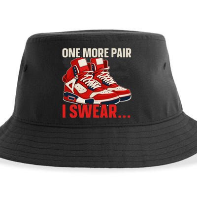 Shoe Collector Sneakerhead Shoe Lover I Love Sneakers Sustainable Bucket Hat