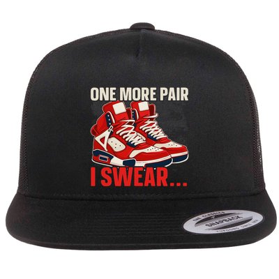 Shoe Collector Sneakerhead Shoe Lover I Love Sneakers Flatbill Hat