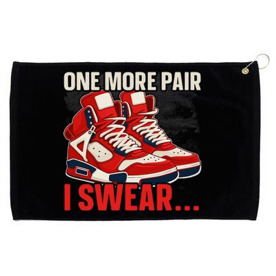 Shoe Collector Sneakerhead Shoe Lover I Love Sneakers Grommeted Golf Towel