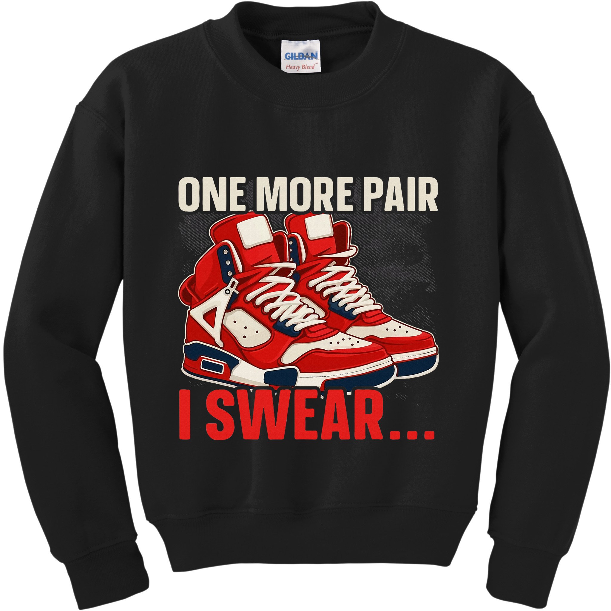 Shoe Collector Sneakerhead Shoe Lover I Love Sneakers Kids Sweatshirt
