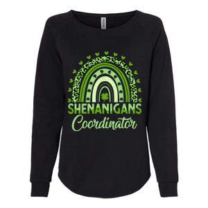 Shenanigans Coordinator St Patricks Day Rainbow Green Proud Womens California Wash Sweatshirt