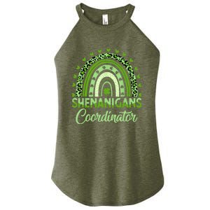 Shenanigans Coordinator St Patricks Day Rainbow Green Proud Women's Perfect Tri Rocker Tank