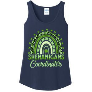 Shenanigans Coordinator St Patricks Day Rainbow Green Proud Ladies Essential Tank