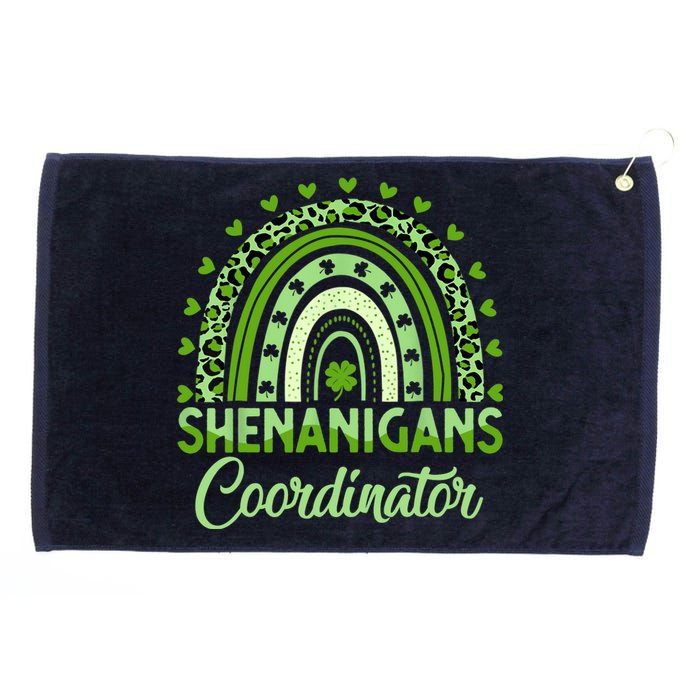 Shenanigans Coordinator St Patricks Day Rainbow Green Proud Grommeted Golf Towel