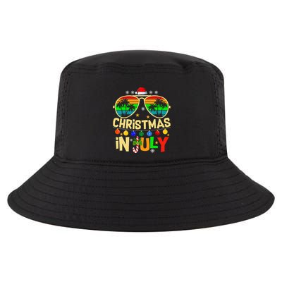 Santa Claus Sunglasses Beach Christmas Cool Comfort Performance Bucket Hat