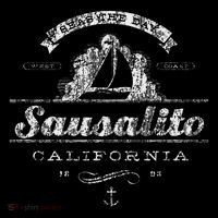 Sausalito Ca Sailboat Vintage Nautical Throwback Flatbill Hat
