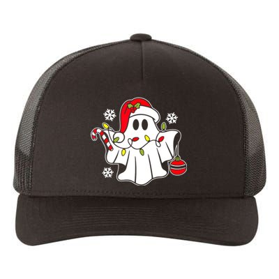 Spooky Christmas Santa Ghost Yupoong Adult 5-Panel Trucker Hat