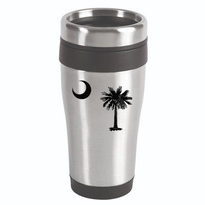 South Carolina State Flag Palmetto Moon SC Pride 16oz Travel Tumbler