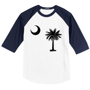 South Carolina State Flag Palmetto Moon SC Pride Baseball Sleeve Shirt