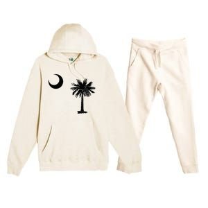 South Carolina State Flag Palmetto Moon SC Pride Premium Hooded Sweatsuit Set