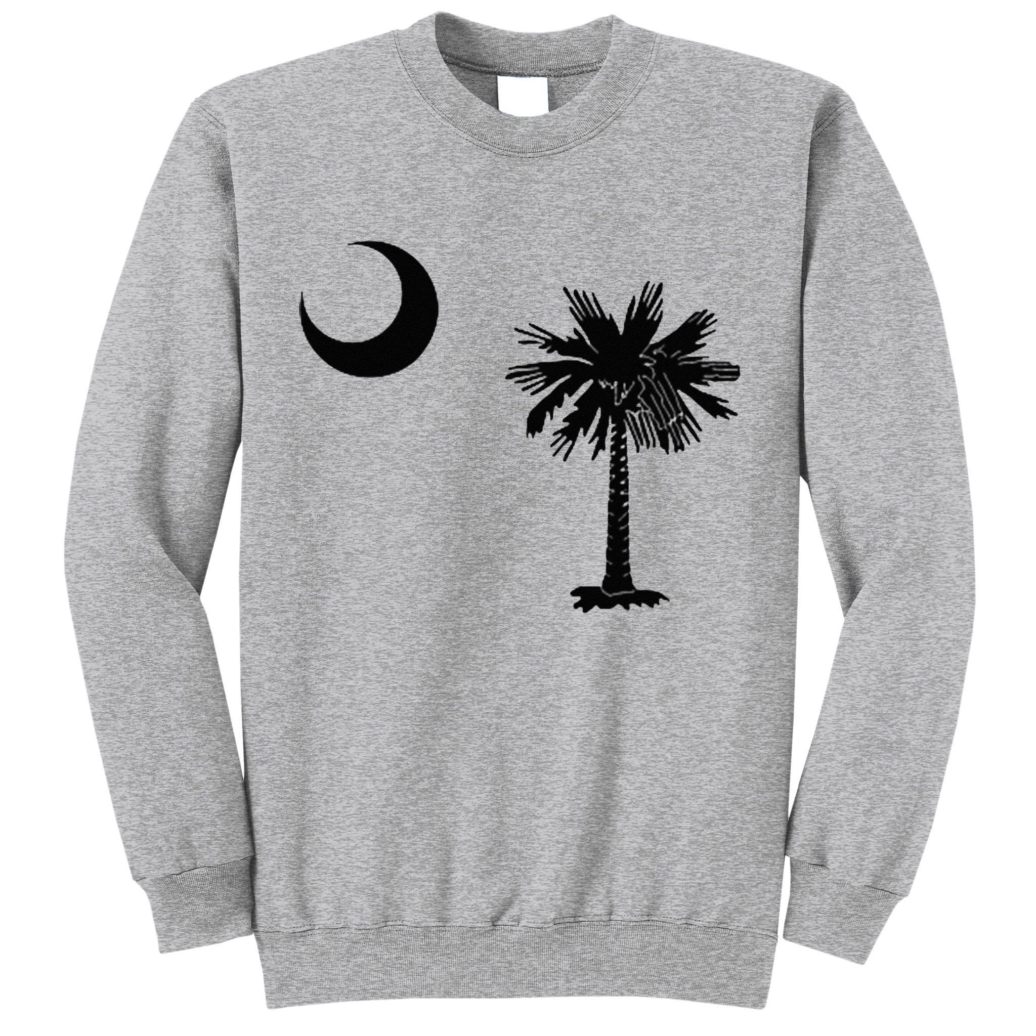 South Carolina State Flag Palmetto Moon SC Pride Tall Sweatshirt