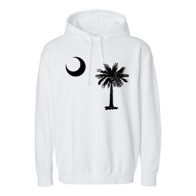 South Carolina State Flag Palmetto Moon SC Pride Garment-Dyed Fleece Hoodie