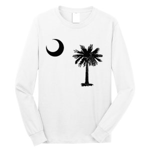 South Carolina State Flag Palmetto Moon SC Pride Long Sleeve Shirt