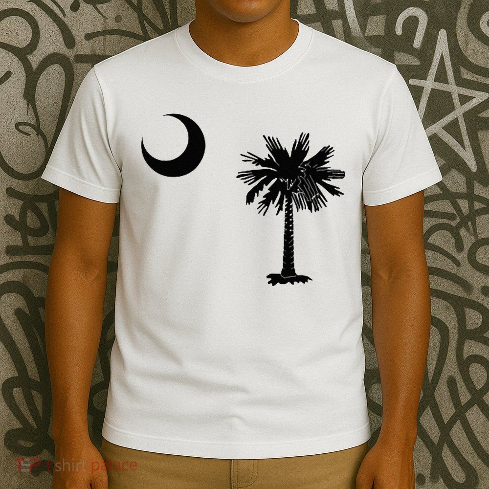 South Carolina State Flag Palmetto Moon SC Pride T-Shirt