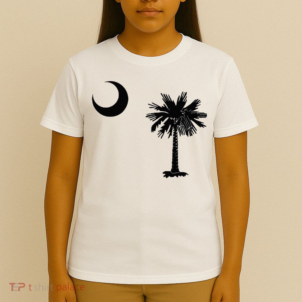 South Carolina State Flag Palmetto Moon SC Pride T-Shirt