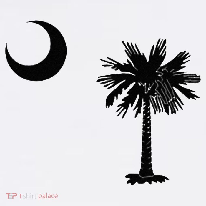 South Carolina State Flag Palmetto Moon SC Pride T-Shirt