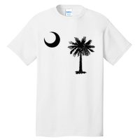 South Carolina State Flag Palmetto Moon SC Pride Tall T-Shirt