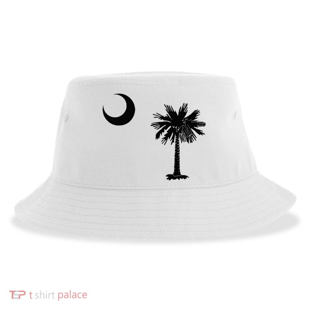 South Carolina State Flag Palmetto Moon SC Pride Sustainable Bucket Hat