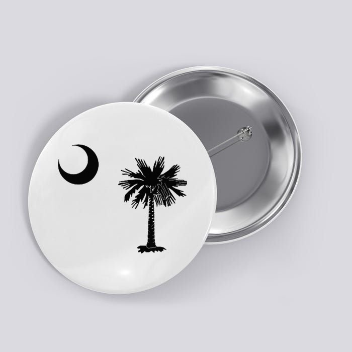 South Carolina State Flag Palmetto Moon SC Pride Button