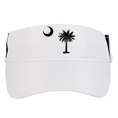 South Carolina State Flag Palmetto Moon SC Pride Adult Drive Performance Visor