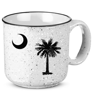South Carolina State Flag Palmetto Moon SC Pride 15oz Campfire Ceramic Mug